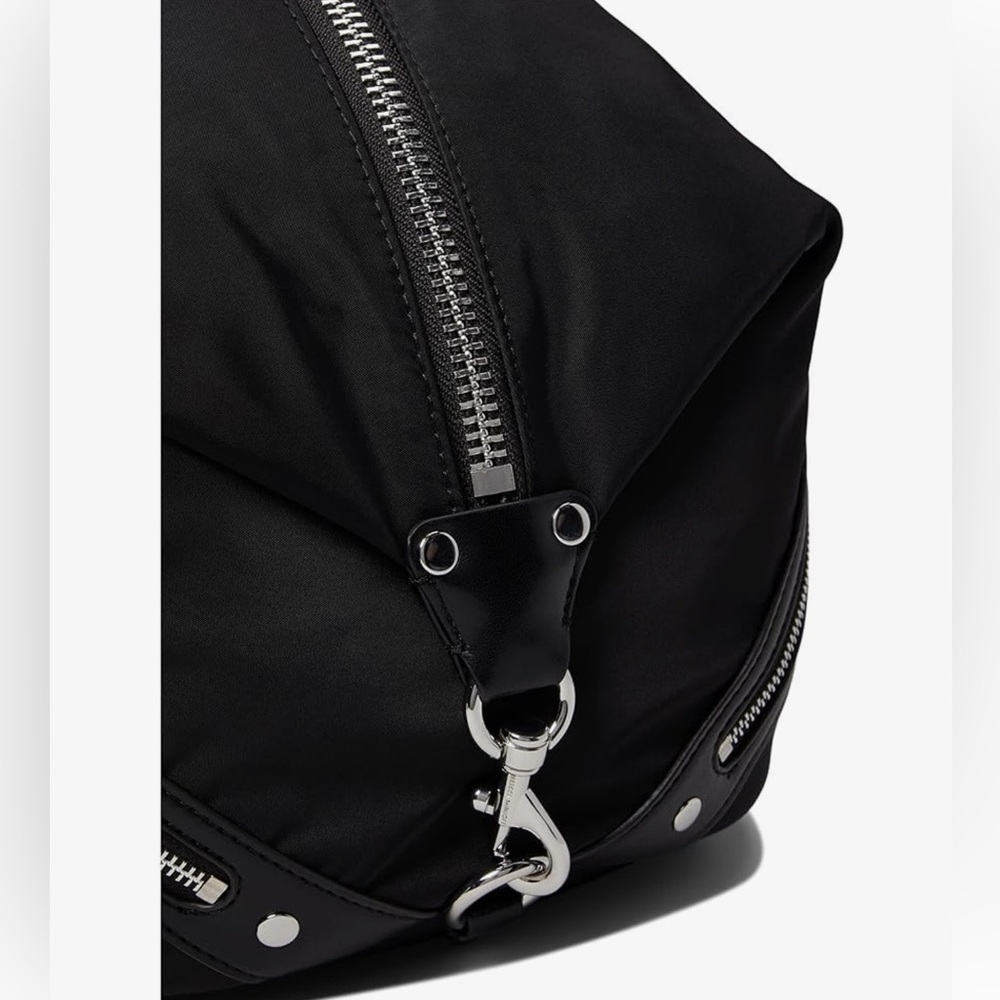 Rebecca Minkoff Nylon Medium Zip Julian Backpack, Black - Picture 3 of 5